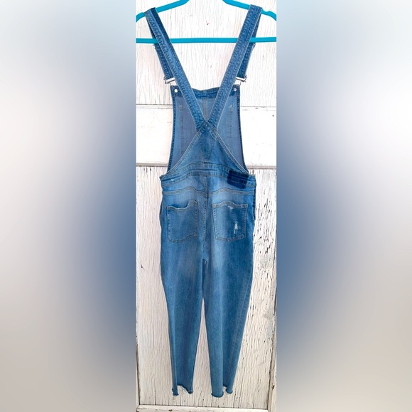 💙Distressed Denim Over-alls by H&M💙 - Picture 5 of 7